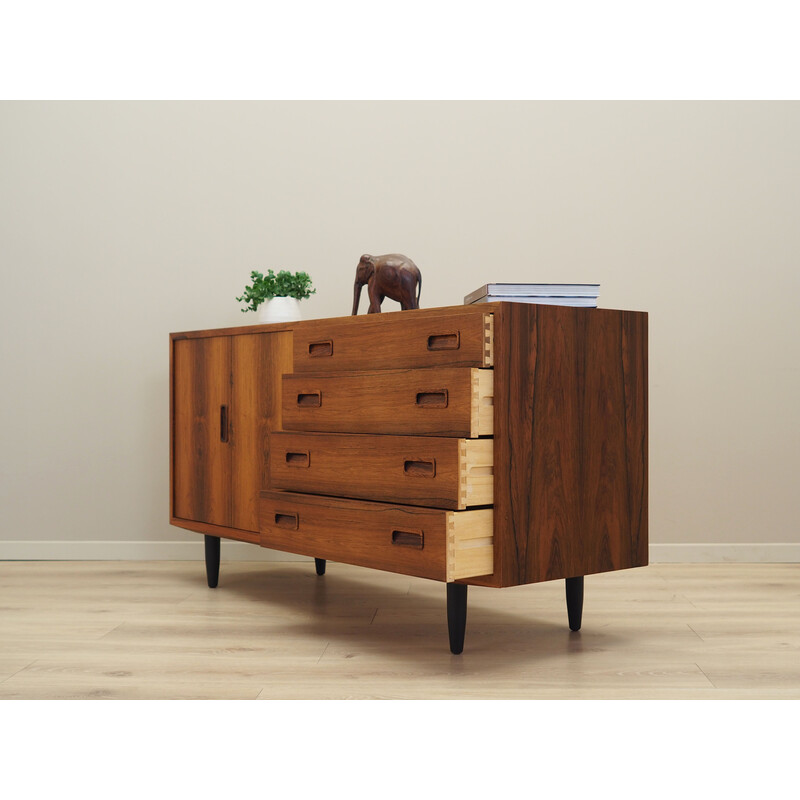 Commode danoise vintage en palissandre par Carlo Jensen pour Hundevad, 1970