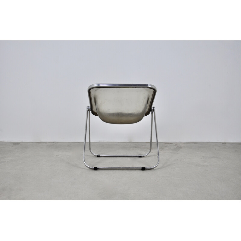 Fauteuil de bureau vintage Plona de Giancarlo Piretti pour Castelli, 1970