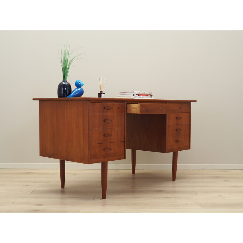 Teak vintage desk, Denmark 1970s