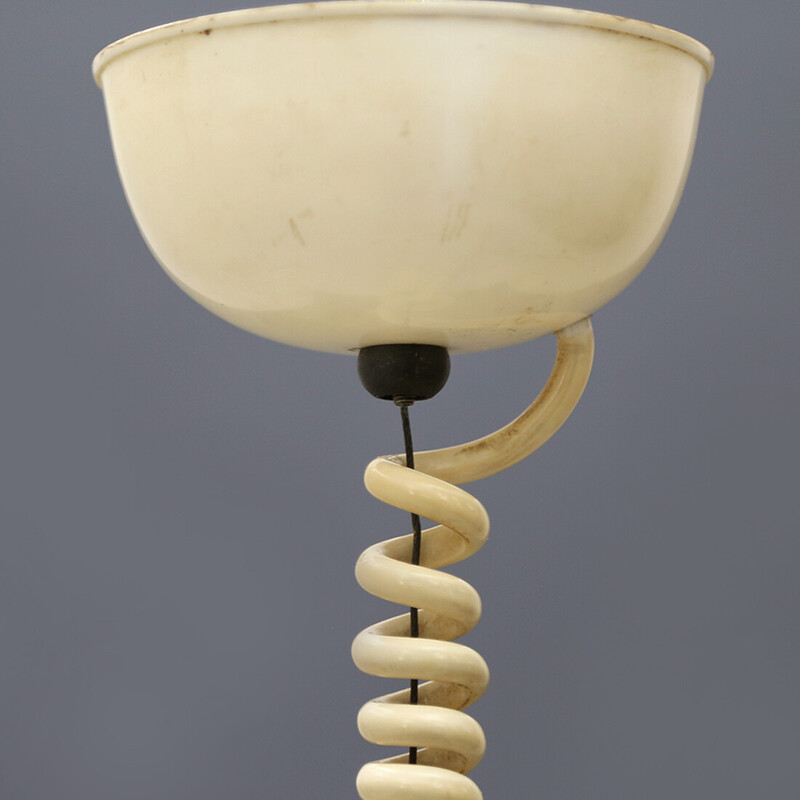 Vintage "Fiore 38" Murano glass pendant lamp by Renato Toso for Leucos, 1970s