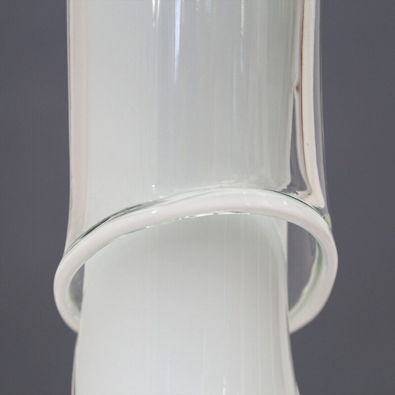 Fiore 38" candeeiro suspenso em vidro Murano por Renato Toso para Leucos, 1970
