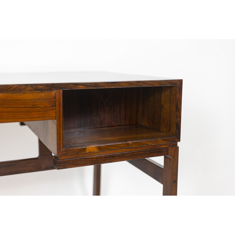Vintage desk in rosewood by Arne Wahl Iversen, 1970s