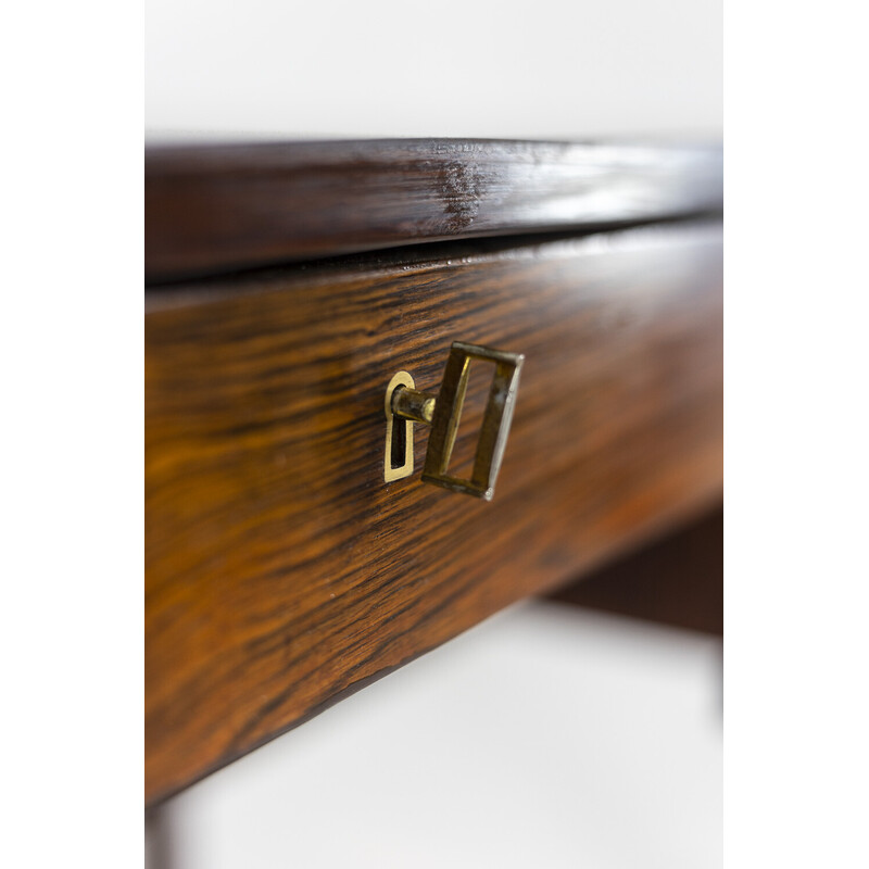 Vintage desk in rosewood by Arne Wahl Iversen, 1970s