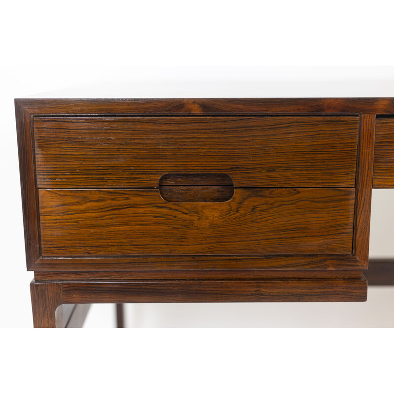 Vintage desk in rosewood by Arne Wahl Iversen, 1970s