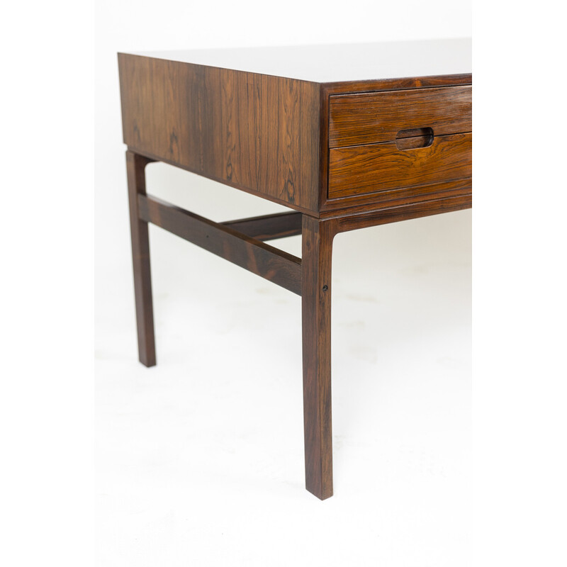 Vintage desk in rosewood by Arne Wahl Iversen, 1970s