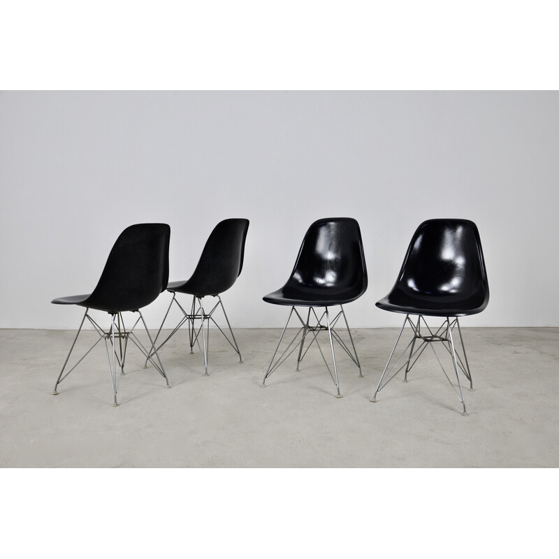 Vintage Dsr glasvezel stoel van Charles en Ray Eames voor Herman Miller, 1970