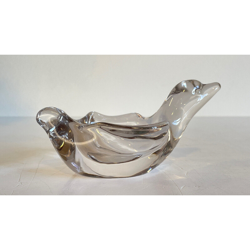 Vintage swallow pocket in crystal