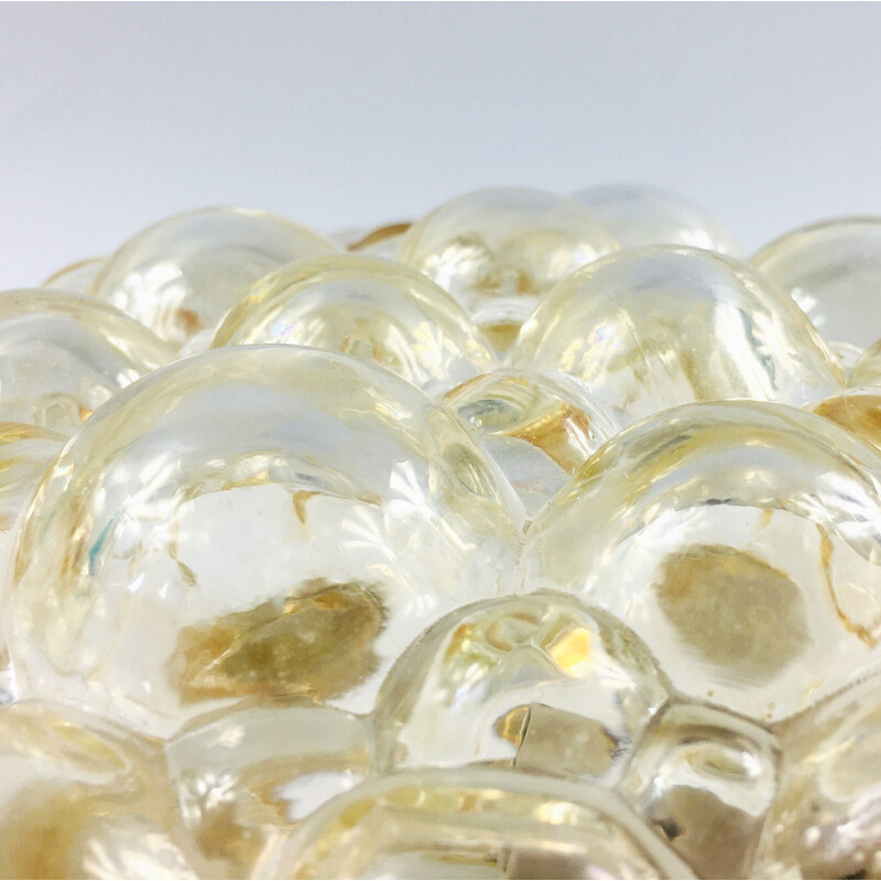 Mid century bubble glass pendant lamp by Helena Tynell for Limburg, Germany 1970s
