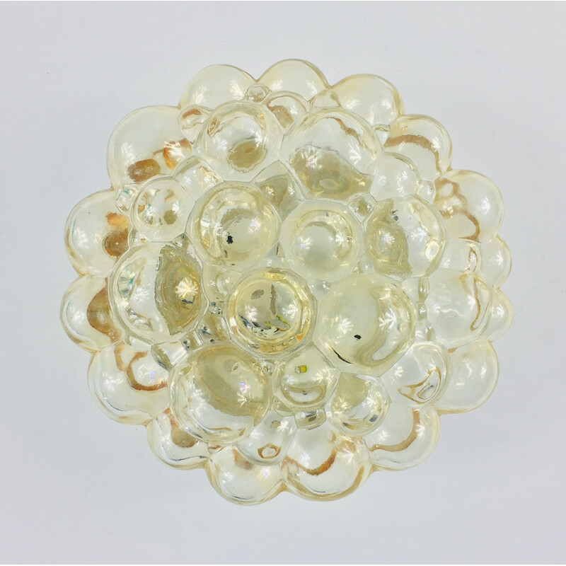 Mid century bubble glass pendant lamp by Helena Tynell for Limburg, Germany 1970s