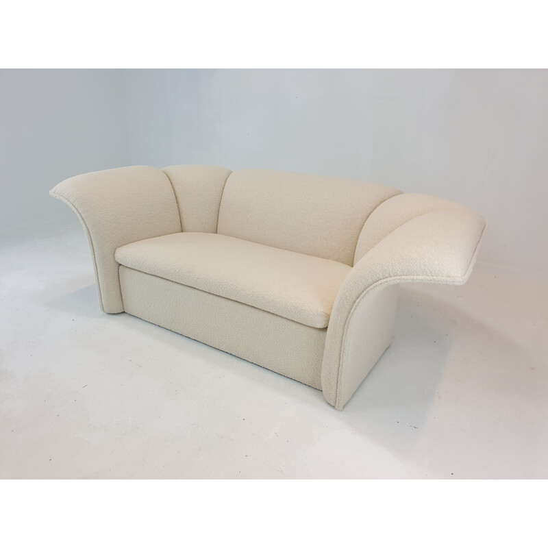 Vintage gebogenes 2-Sitzer-Sofa von Artifort, 1970