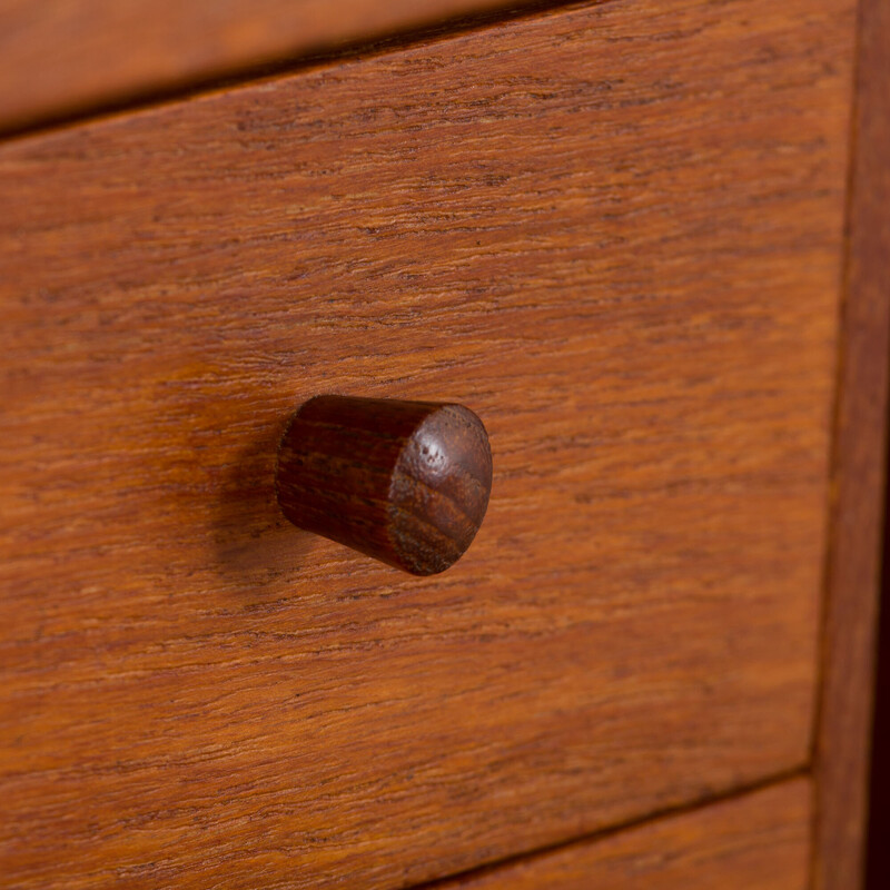 Scandinavian vintage teak secretary by Børge Mogensen for Søborg Møbelfabrik, 1960s