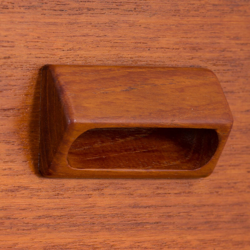 Scandinavian vintage teak secretary by Børge Mogensen for Søborg Møbelfabrik, 1960s