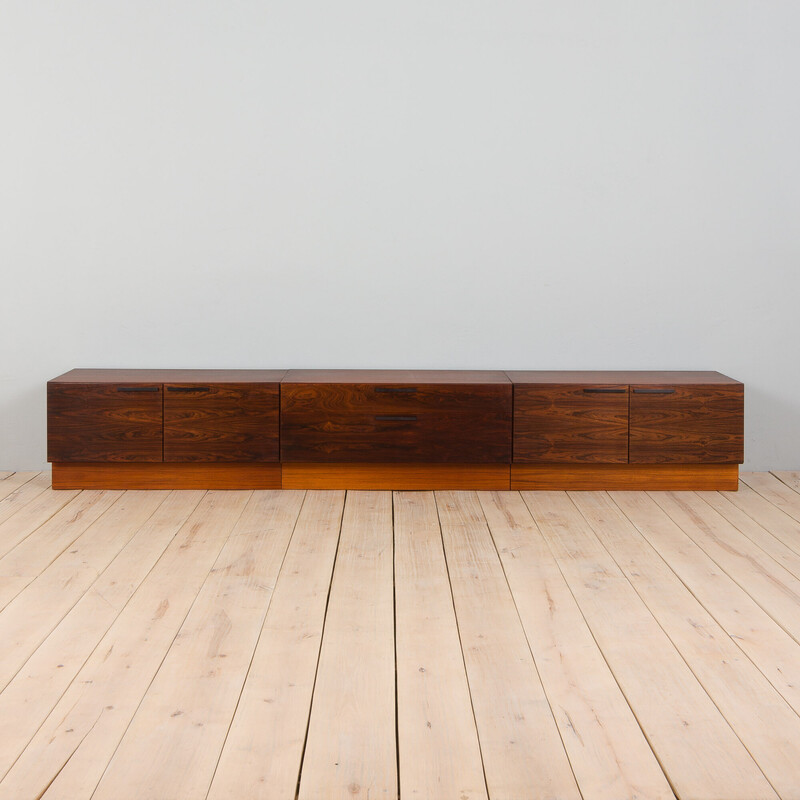 Set aus 3 Vintage Palisander Sideboards von Ib Kofod für Faarup Mobelfabrik, Dänemark 1960