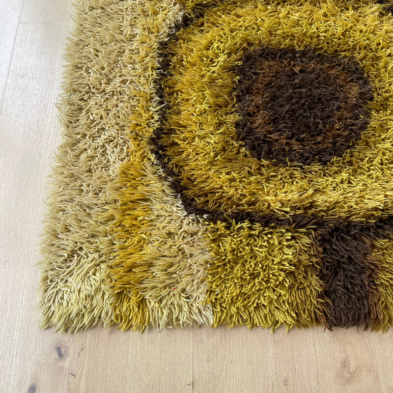 Scandinavian vintage wool rug by Ege Rya Deluxe, Denmark 1960s