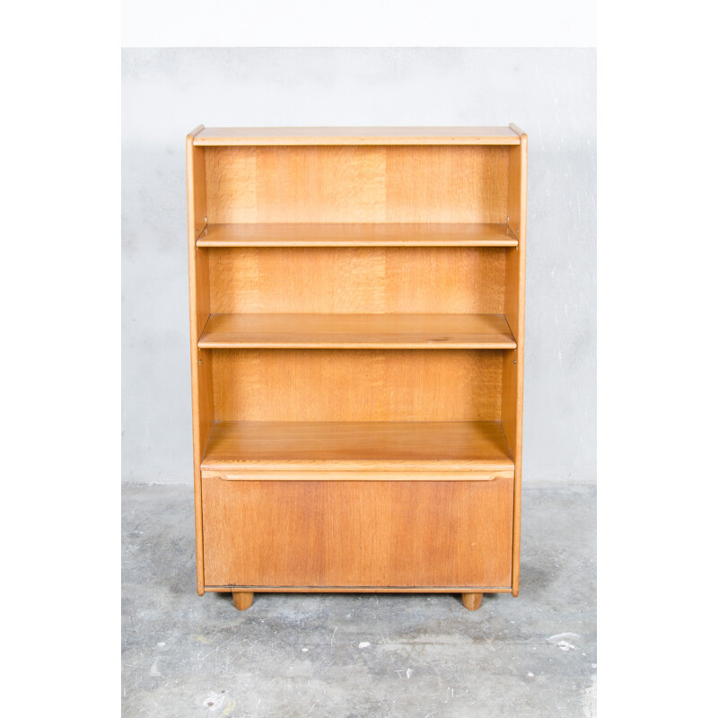 Pastoe "be-03" oak bookcase, Cees BRAAKMAN - 1950s