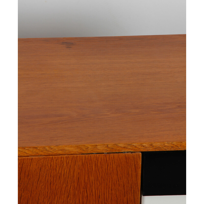 Vintage oak sideboard model U-460 by Jiri Jiroutek for Interier Praha, 1960s