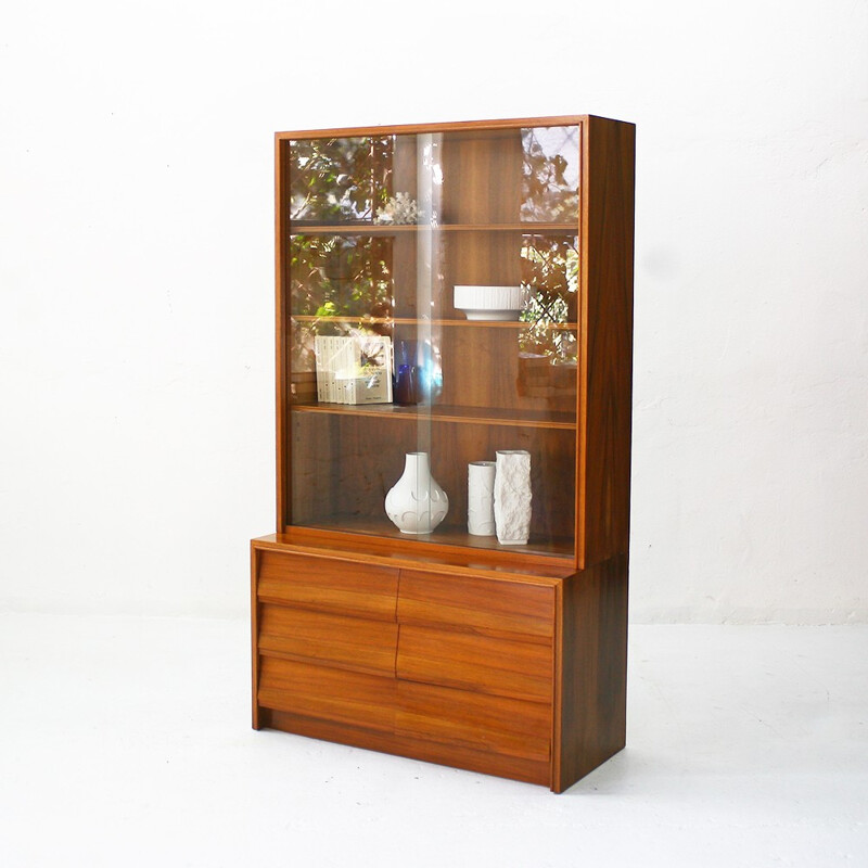 DMW walnut veneer cabinet - 1960s
