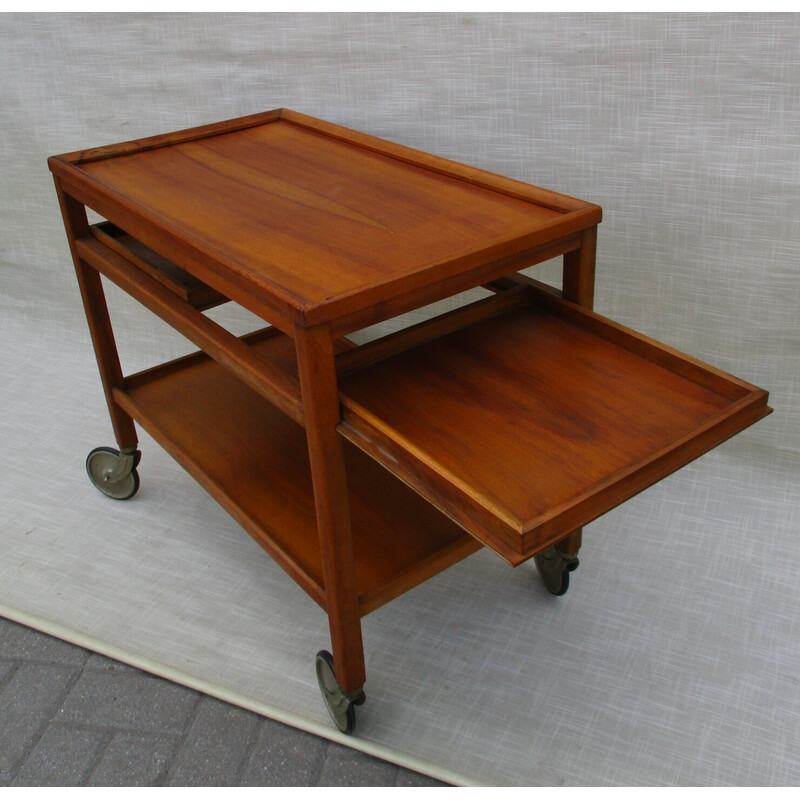 Vintage teak trolley bar, Denmark 1960s