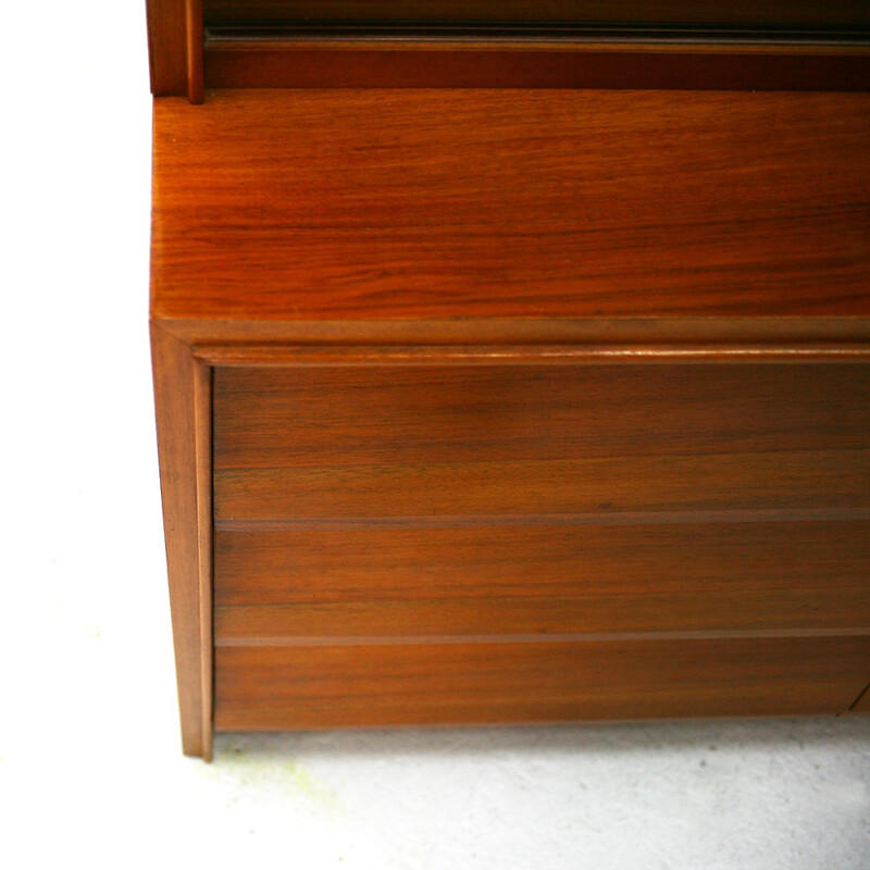 DMW walnut veneer cabinet - 1960s