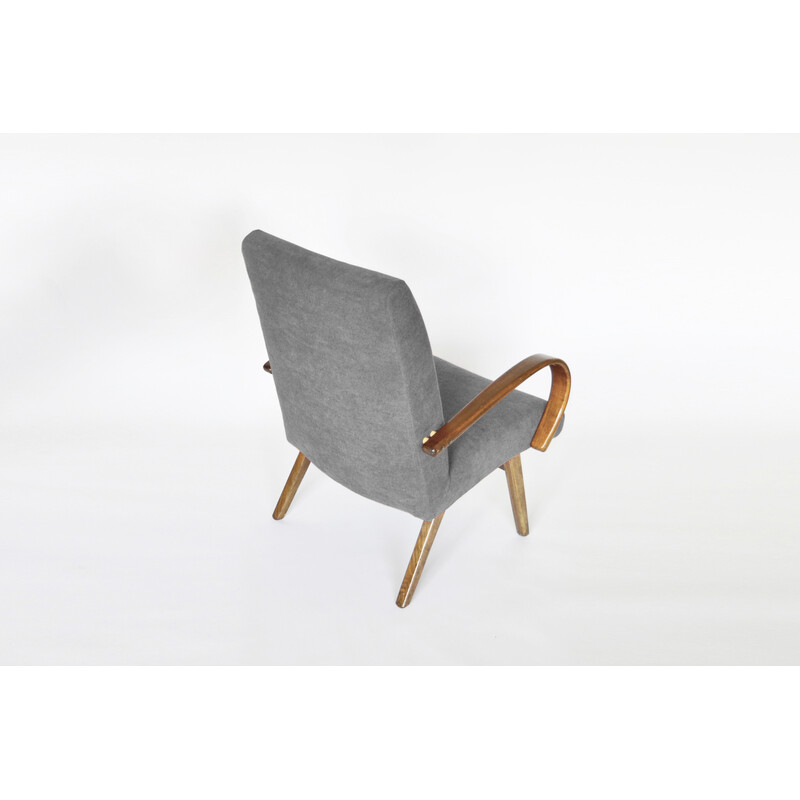 Vintage model 53 armchair by Jaroslav Smidek for Ton, 1960s
