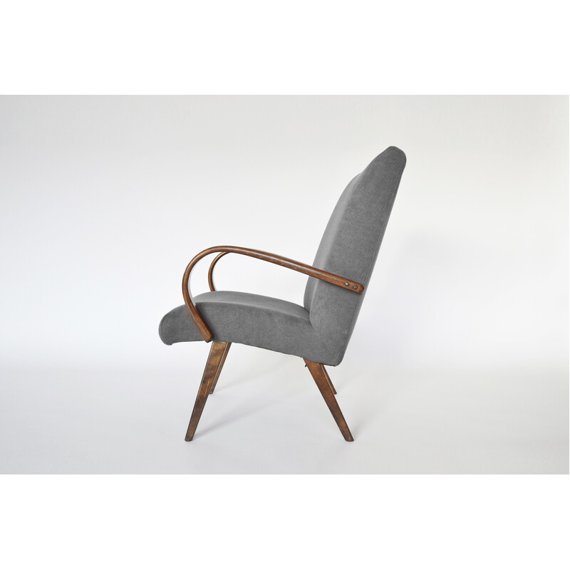 Vintage fauteuil model 53 van Jaroslav Smidek voor Ton, 1960