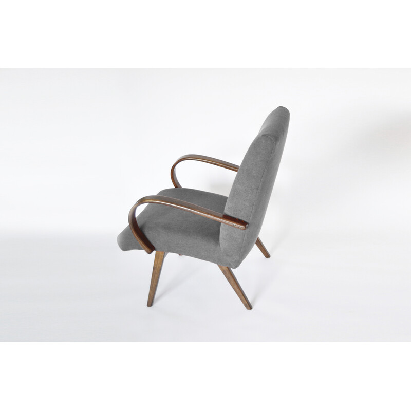 Vintage model 53 armchair by Jaroslav Smidek for Ton, 1960s