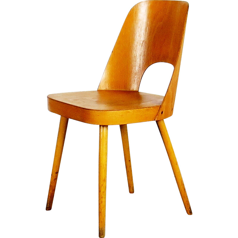 Vintage dining chair by Ton