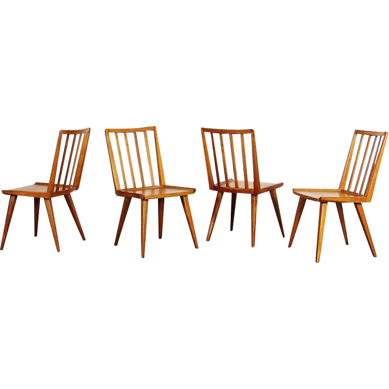 Set van 4 vintage stoelen van Uluv