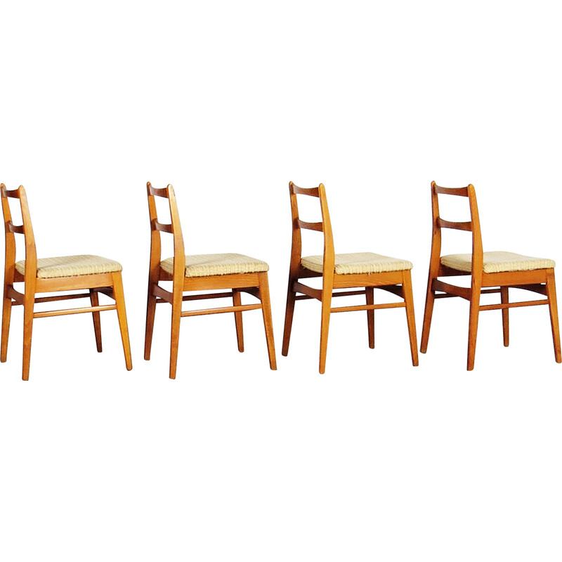 Set of 4 vintage dining chairs by Up Závody