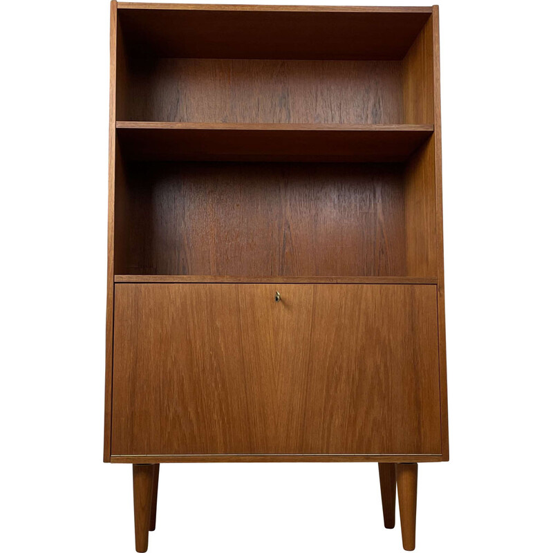 Scandinavian vintage teak bookcase, Denmark 1960