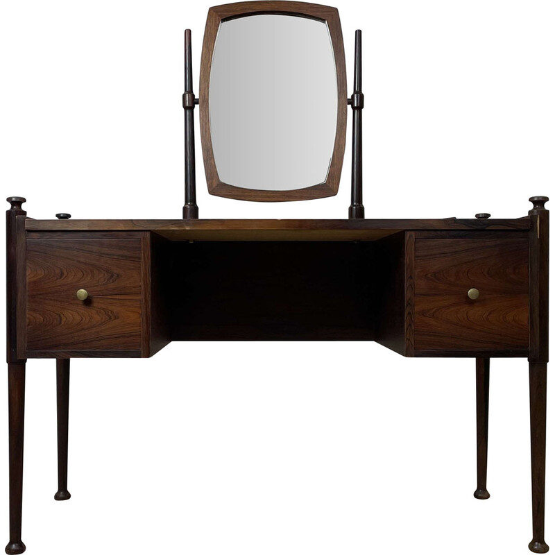 Scandinavian vintage rosewood dressing table, 1960s