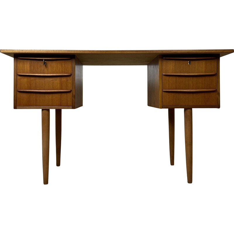 Scandinavian vintage teak desk, 1960