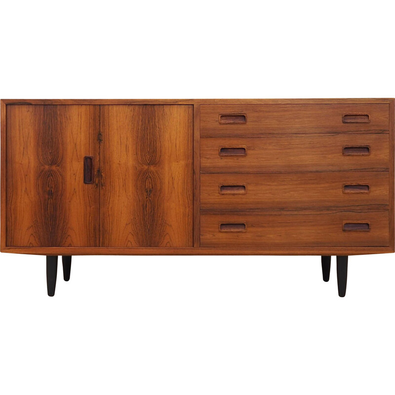 Vintage Danish rosewood chest of drawers by Carlo Jensen for Hundevad, 1970s