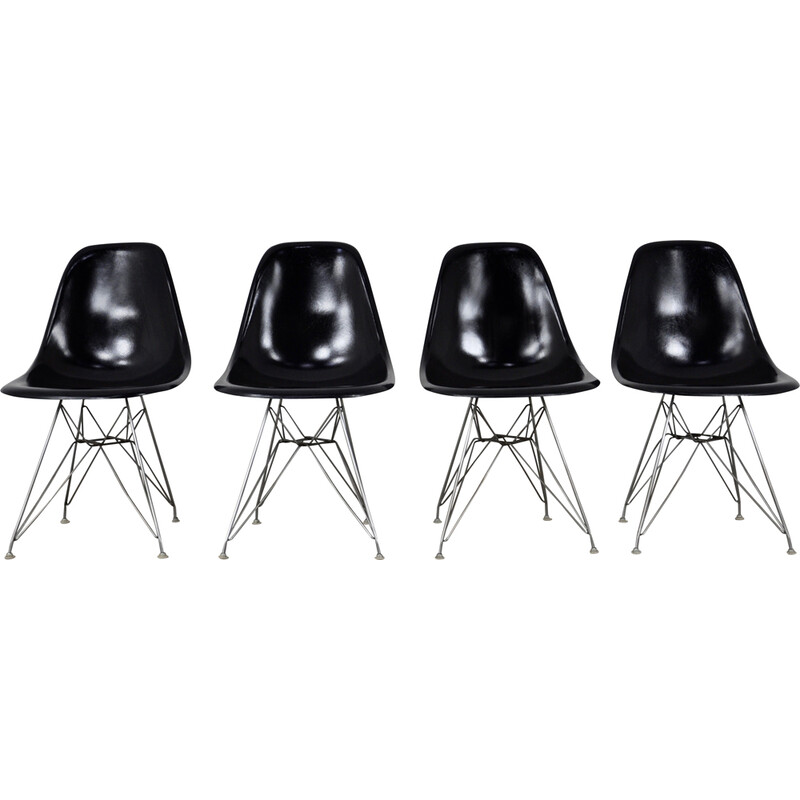 Sedia vintage in fibra di vetro Dsr di Charles e Ray Eames per Herman Miller, 1970