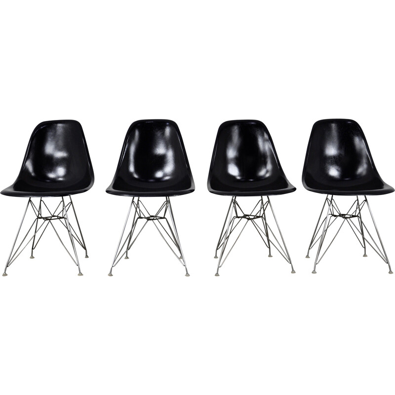 Vintage Dsr glasvezel stoel van Charles en Ray Eames voor Herman Miller, 1970