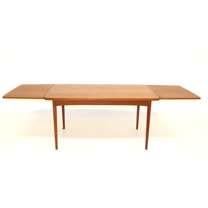 Vintage teak "portfolio" table, Sweden 1960