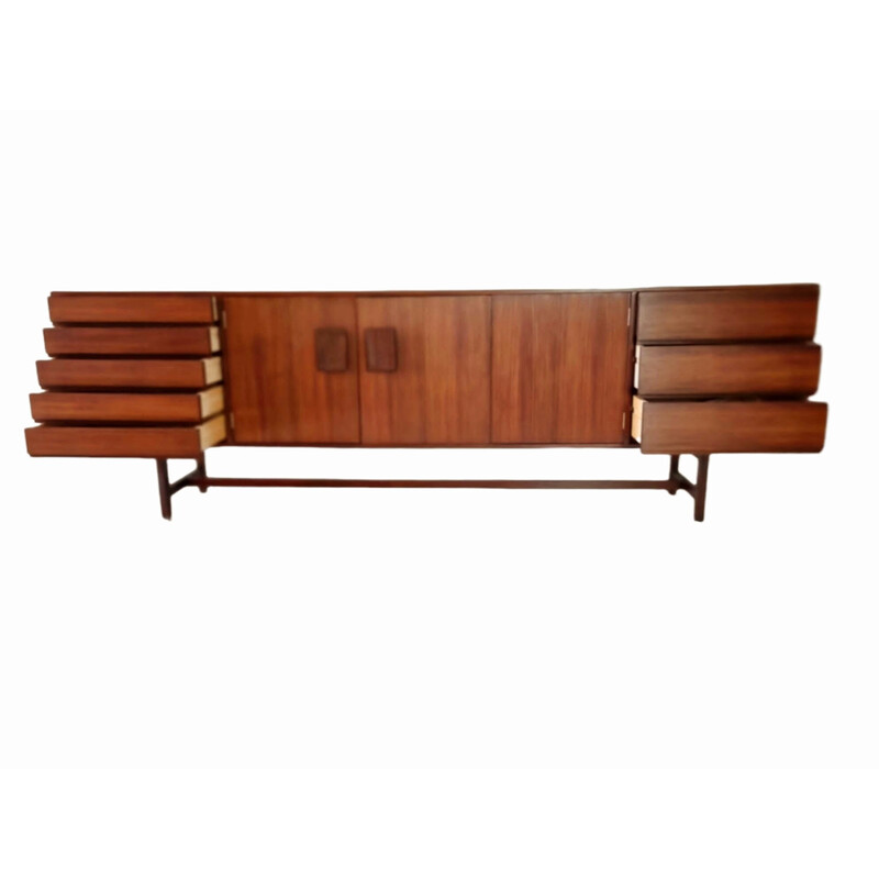 Vintage rosewood sideboard by Inger Klingenberg for Fristho, 1960s