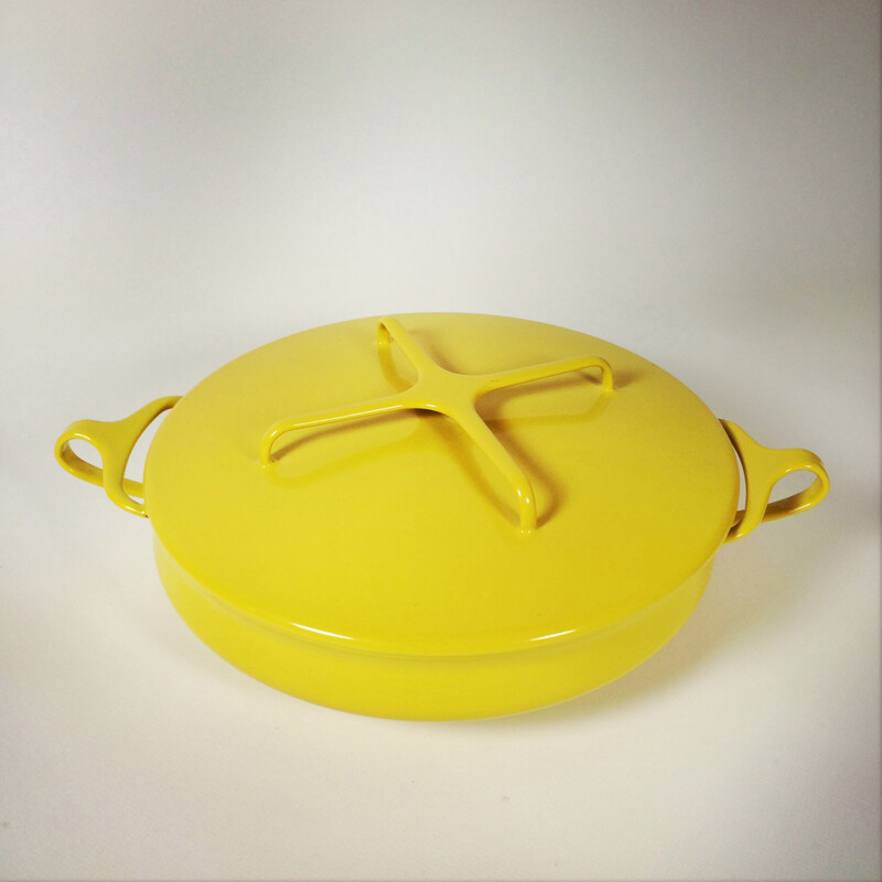 Dansk yellow frying pan, Jens QUISTGAARD - 1960s