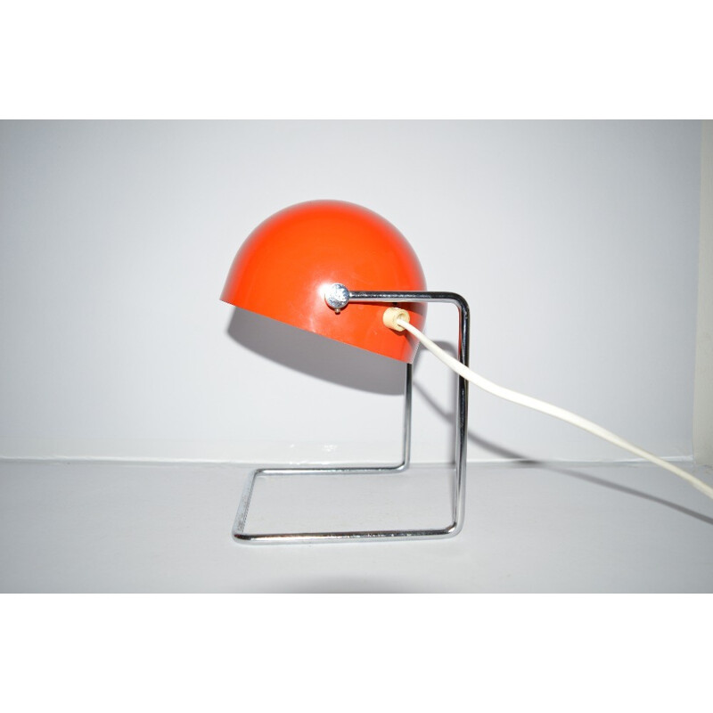 Napako mid-century red table lamp, Josef HURKA - 1960s
