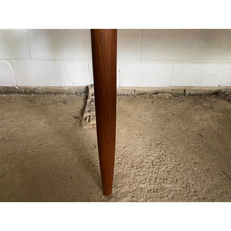 Scandinavian vintage teak and rosewood table, 1960