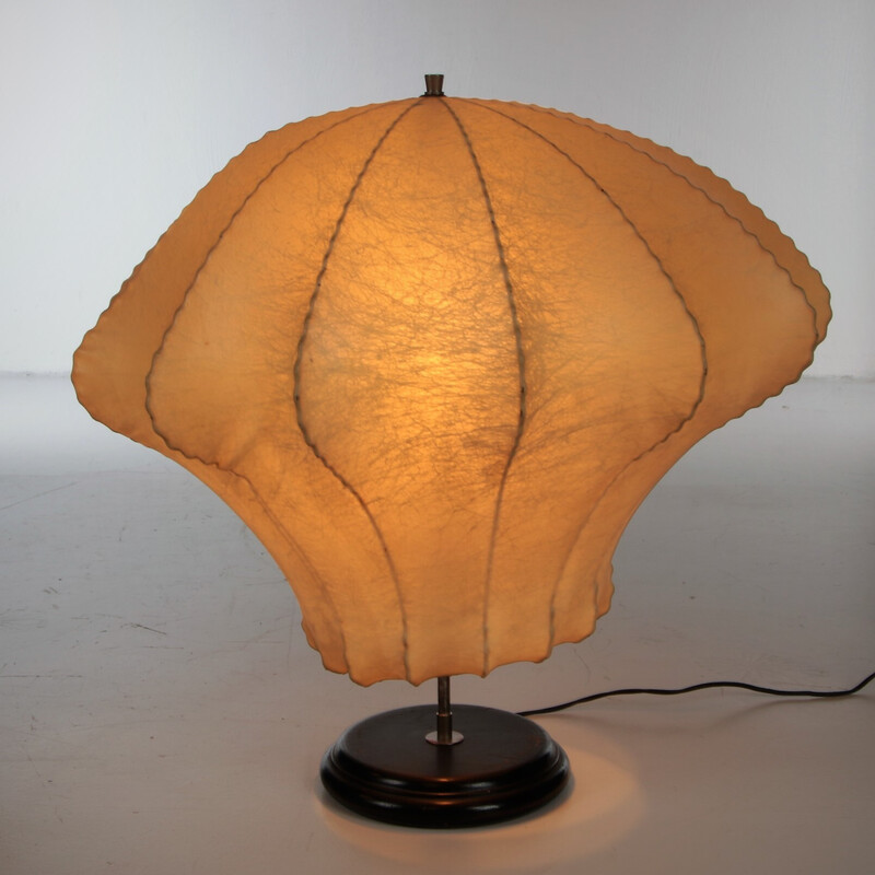 Lampe de table vintage Cocoon par Castiglioni pour Flos, Italie 1960