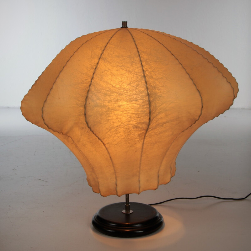 Lámpara de mesa Cocoon vintage de Castiglioni para Flos, Italia 1960