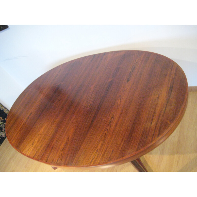 Samcom Rosengaarden Scandinavian rosewood dining room table - 1960s