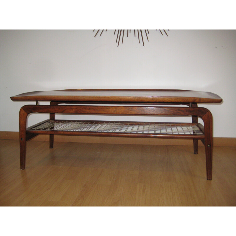 Scandinavian rosewood coffee table, Arne HOVMAND OLSEN - 1950s