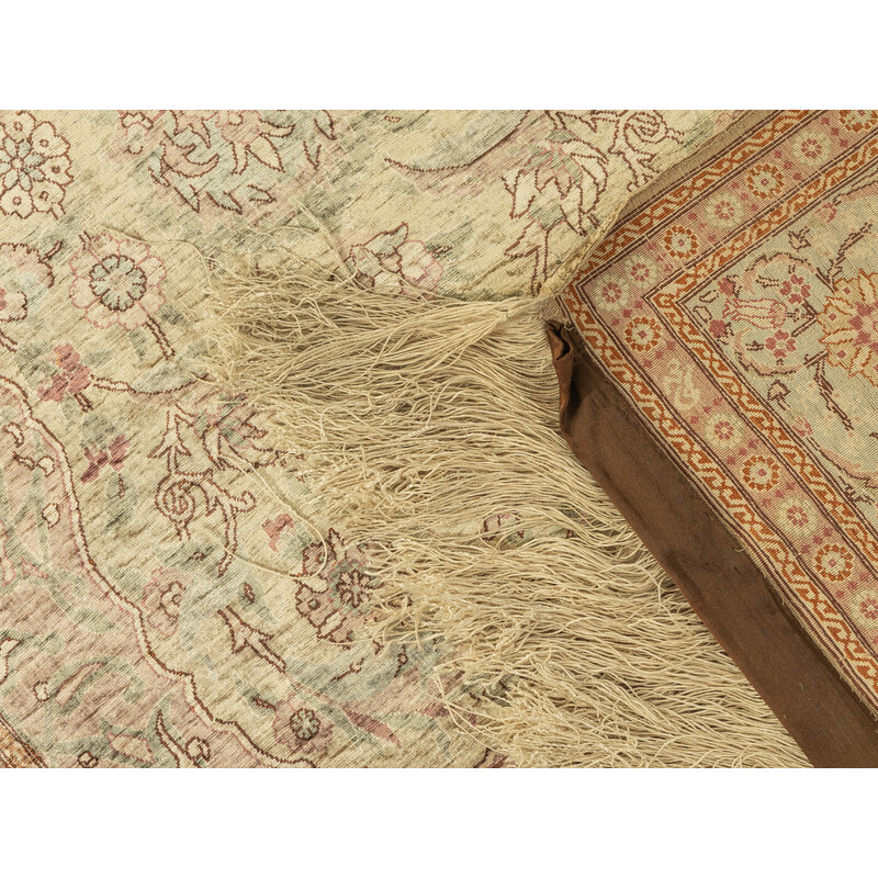 Vintage Hereke silk rug, 1960s