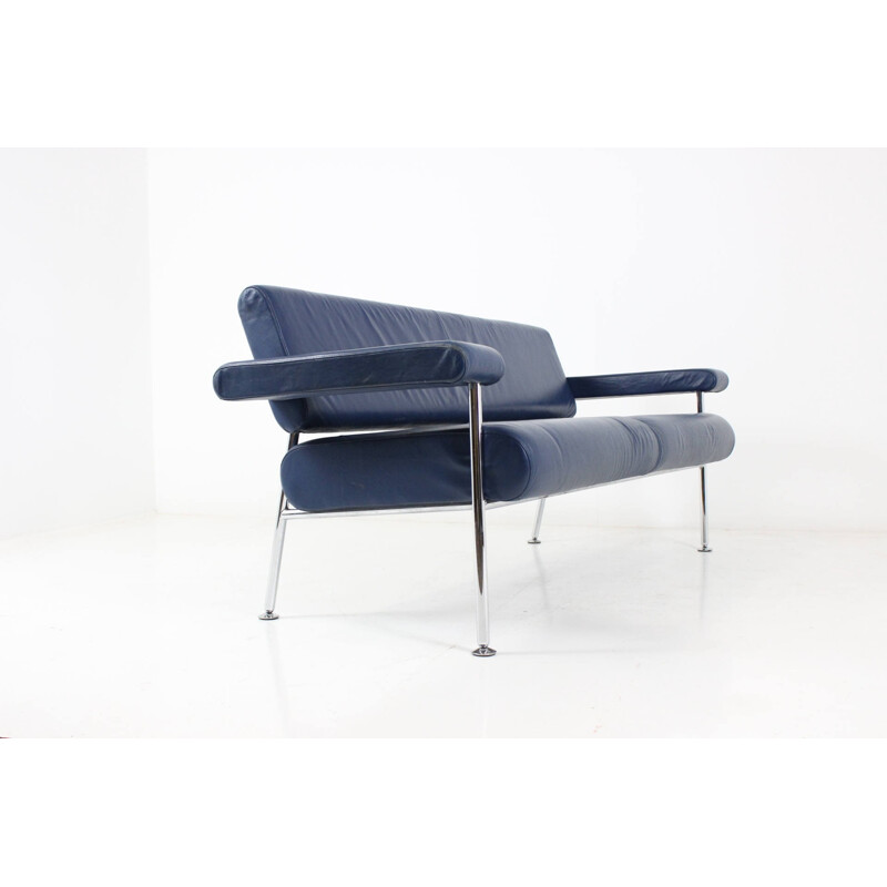 Brunner blue sofa "Meet",  Wolfgang C.R. MEZGER - 1990s