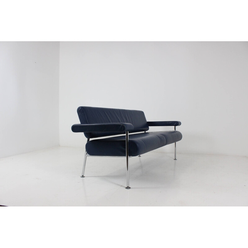 Brunner blue sofa "Meet",  Wolfgang C.R. MEZGER - 1990s