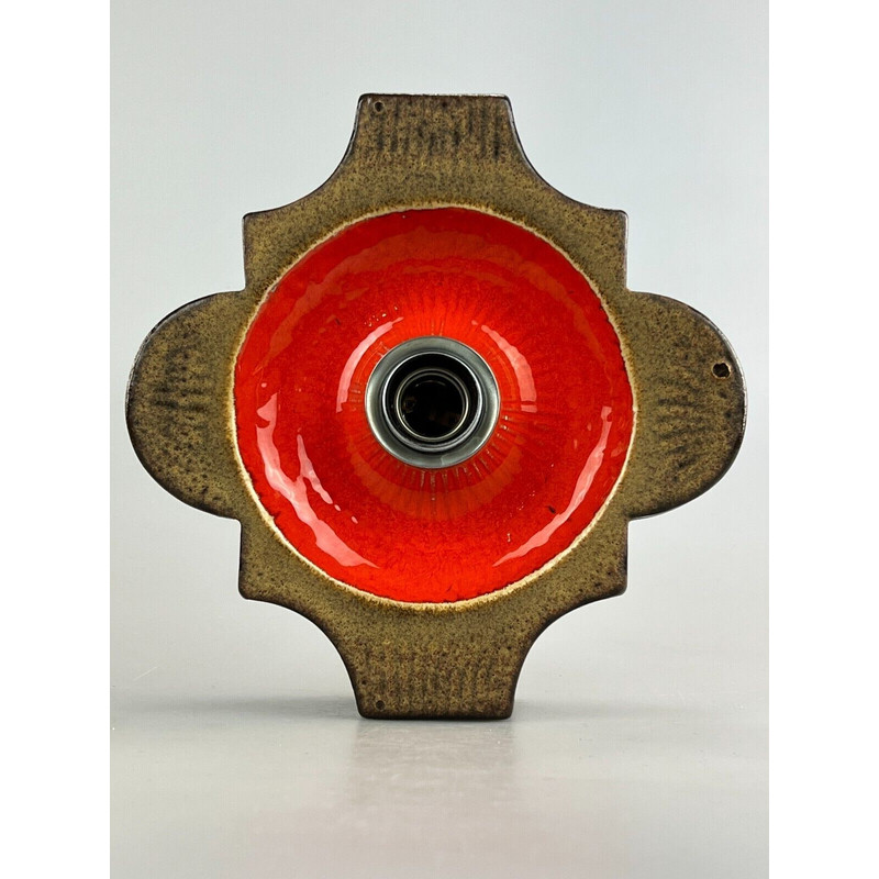 Vintage wall lamp in ceramic, 1960-1970s