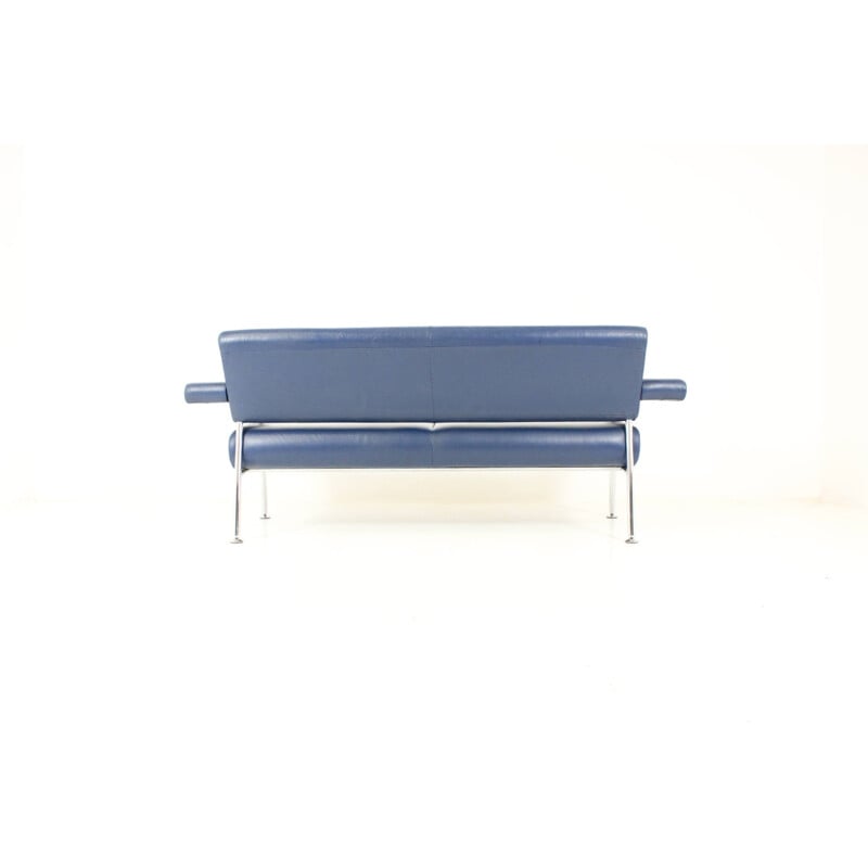 Brunner blue sofa "Meet",  Wolfgang C.R. MEZGER - 1990s