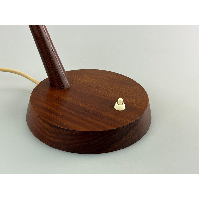 Vintage table lamp Temde in teak, 1960-1970s